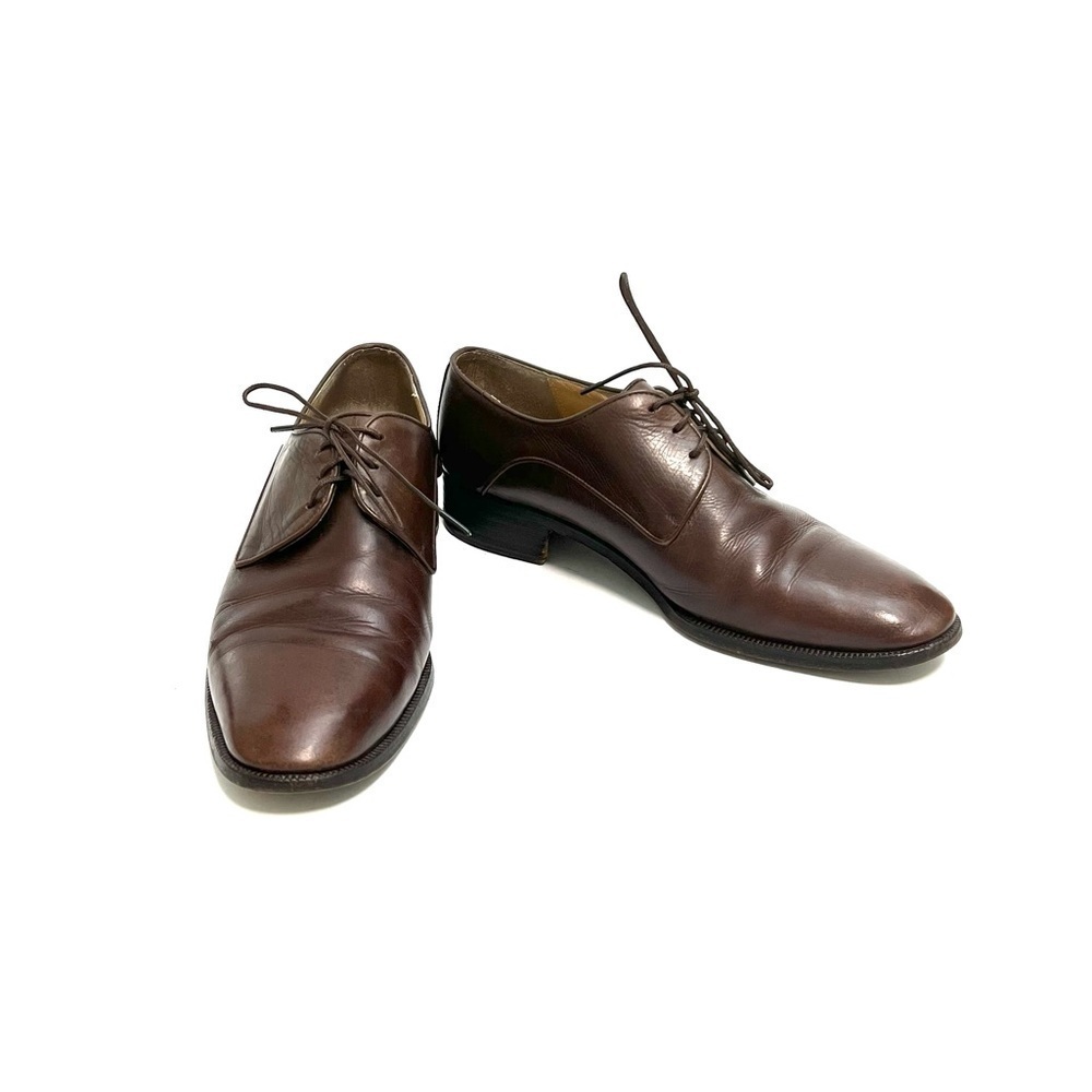 GUCCI | Vintage 1970s mens brown leather formal lace up oxfords - Picture 4 of 8